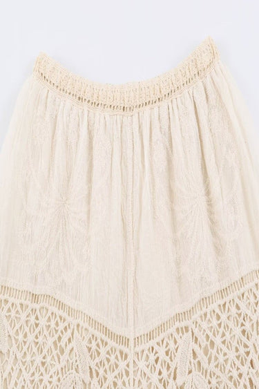 Sunday Up Free Spirit crochet lace shorts with intricate lace design and relaxed fit, perfect for summer casual wear.