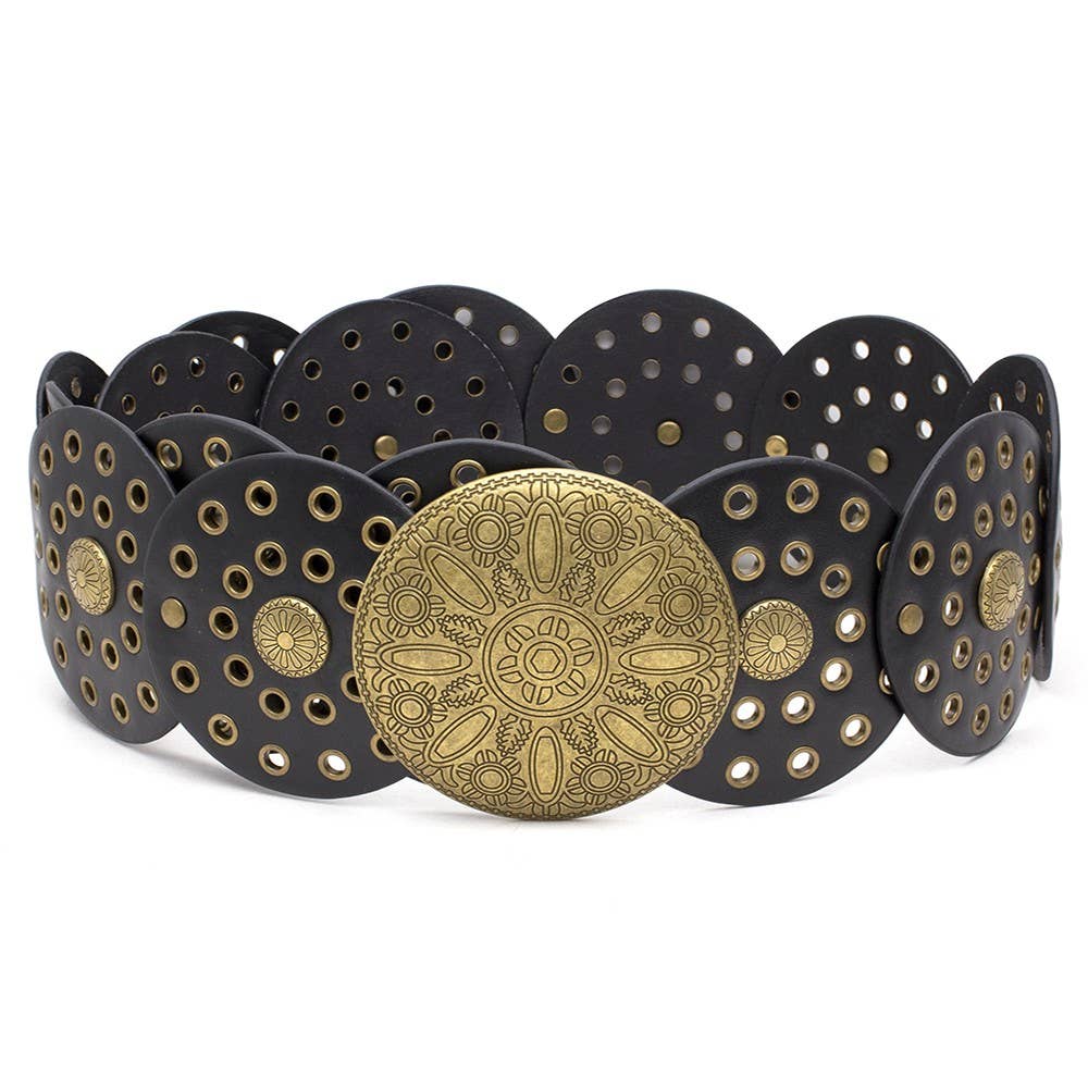 DOUBLE LINER Y2K BOHO DISC BELT