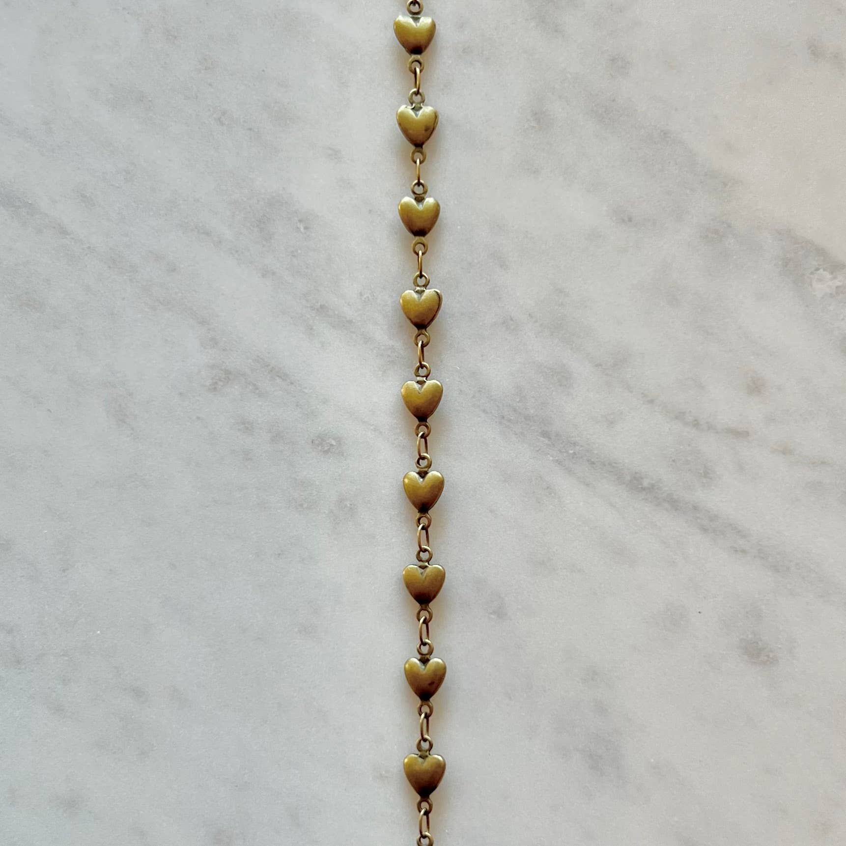 Antique Bronze Cowboy Hat Chain 