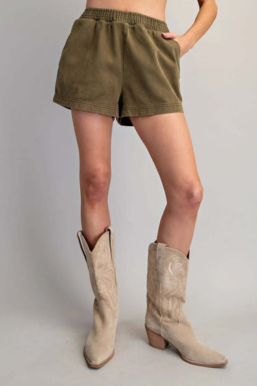 ee:some Elastic Waist Side Pocket Shorts