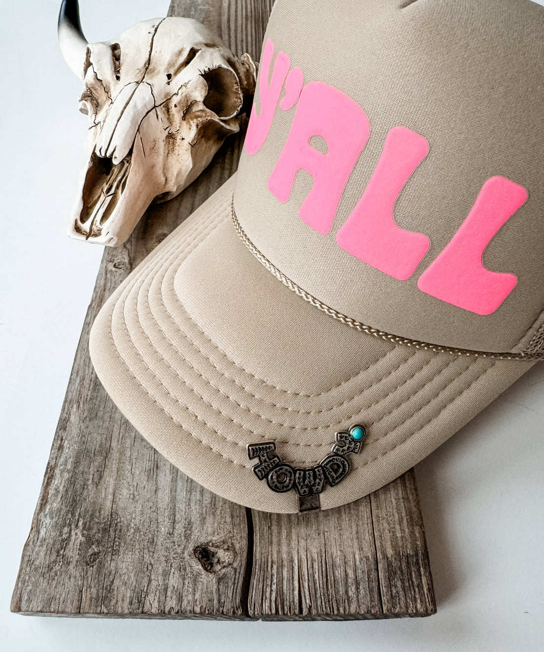 Western Slip On Hat Charm - Hat clip