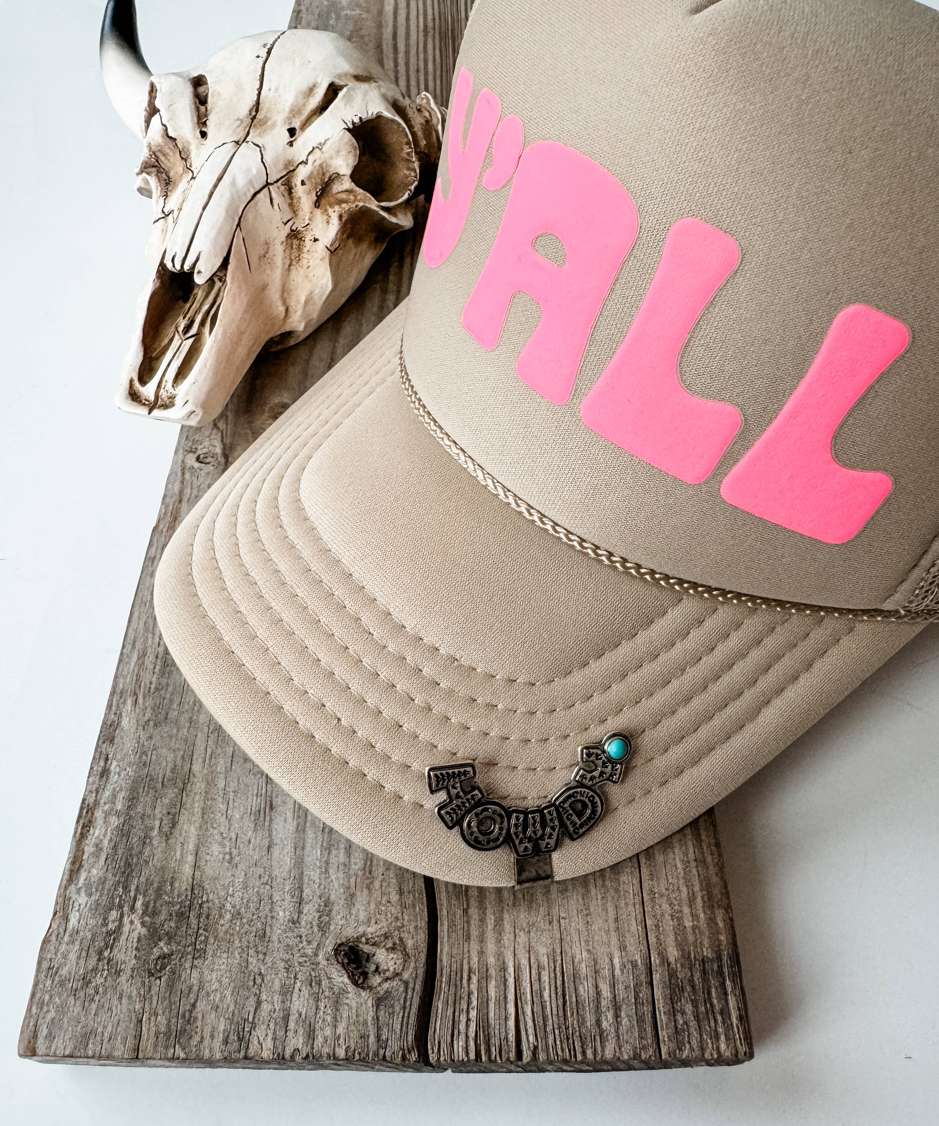 Western Slip On Hat Charm - Hat clip