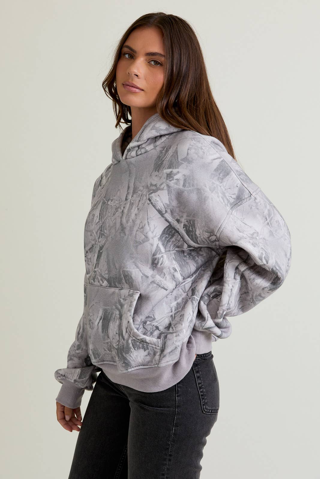 TREE CAMO PRINTED HOODIE