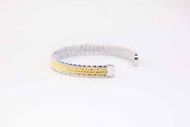 18K Gold Plated 4 Strand Rope Cuff Bracelet - Cowgirl Charm