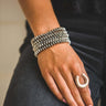 18K Two Toned Plated Adjustable Horsehoe Ring - Cowgirl Charm
