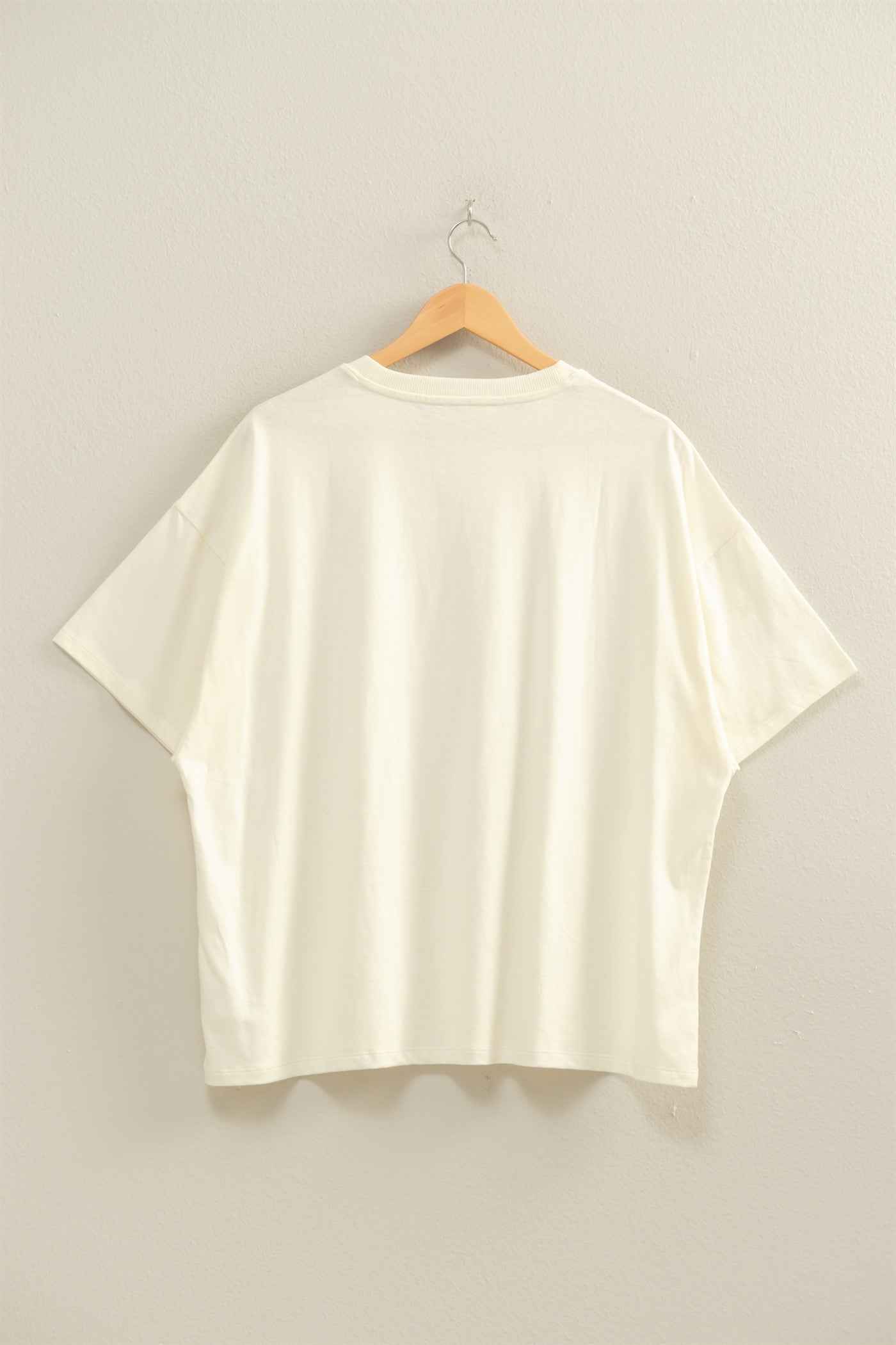 Crew Neck Short Sleeve Oversized T-shirt