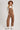 Women’s brown barrel leg overalls by blueivy, Western cowboy-style jumpsuit with adjustable straps and classic cowgirl charm.