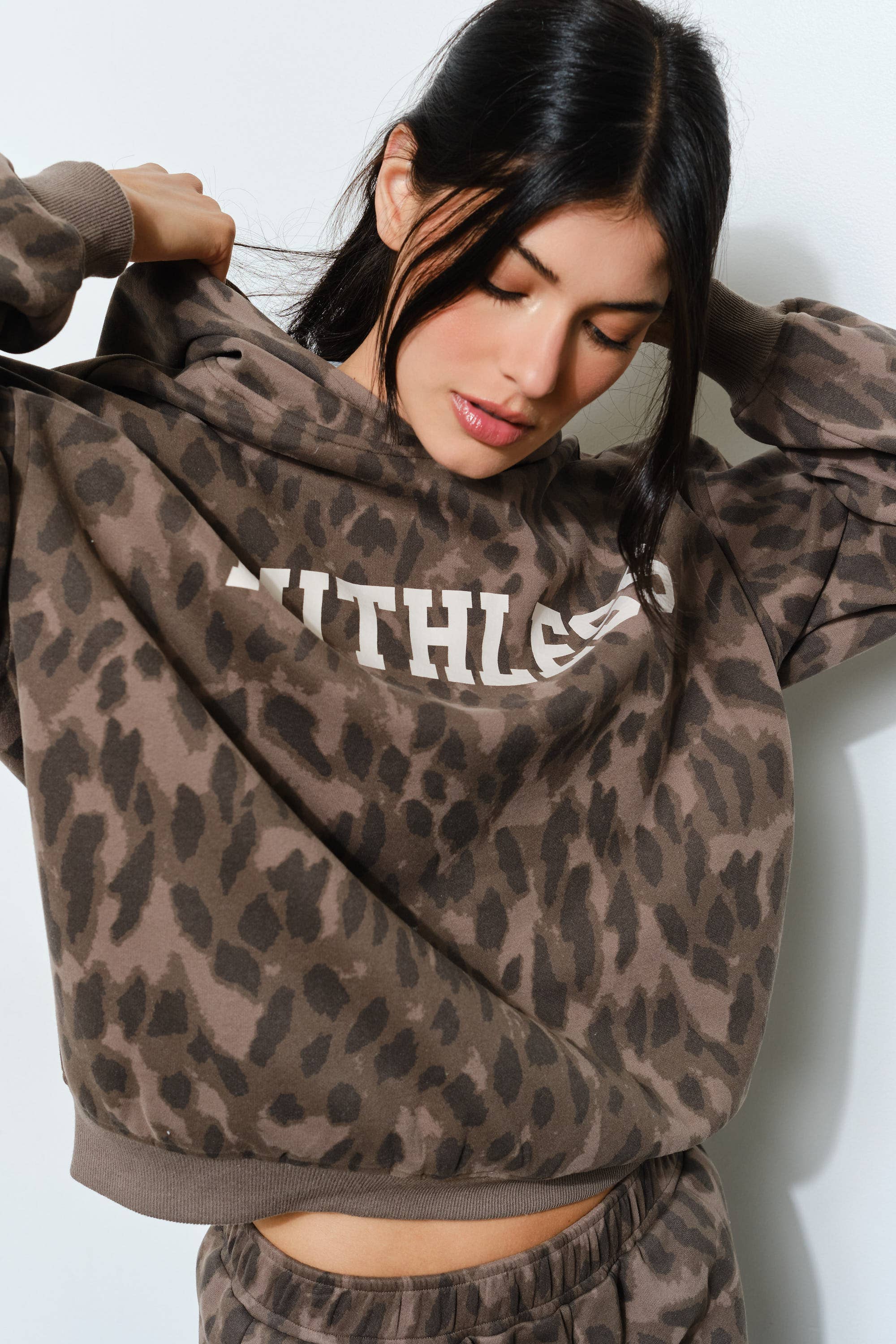 ANNE LEOPARD HOODIE