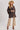 Blueivy Espresso Boucle Blanket Wrap Cardigan, oversized western sweater with short sleeves, cozy textured knit, casual style.
