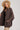 Blueivy Espresso Boucle Blanket Wrap Cardigan, oversized western short sleeve sweater with textured boucle fabric.