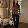Loyal West Vita Servans Hobo Bag with cowgirl charm, concealed carry pocket, brown leather style for casual or outdoor use