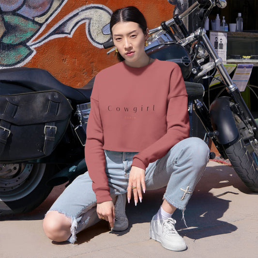 Cowgirl Charm Women's Cropped Sweatshirt