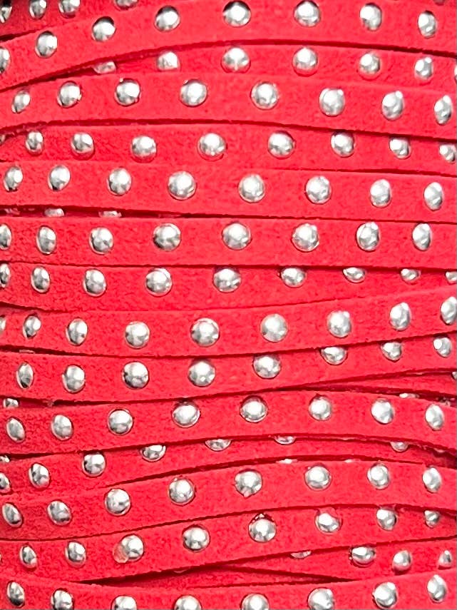 Studded Leather Hat Chain