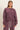 Plum Star Sleeve Sweatshirt | Cozy Oversized Boutique Pullover