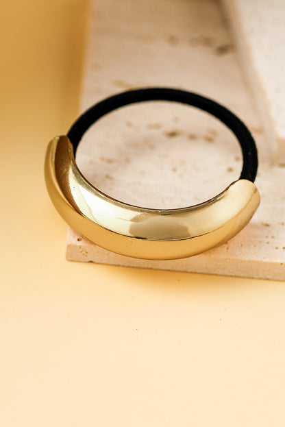 Gold Plated U-Shape Decor Minimalist Hair Scrunchie