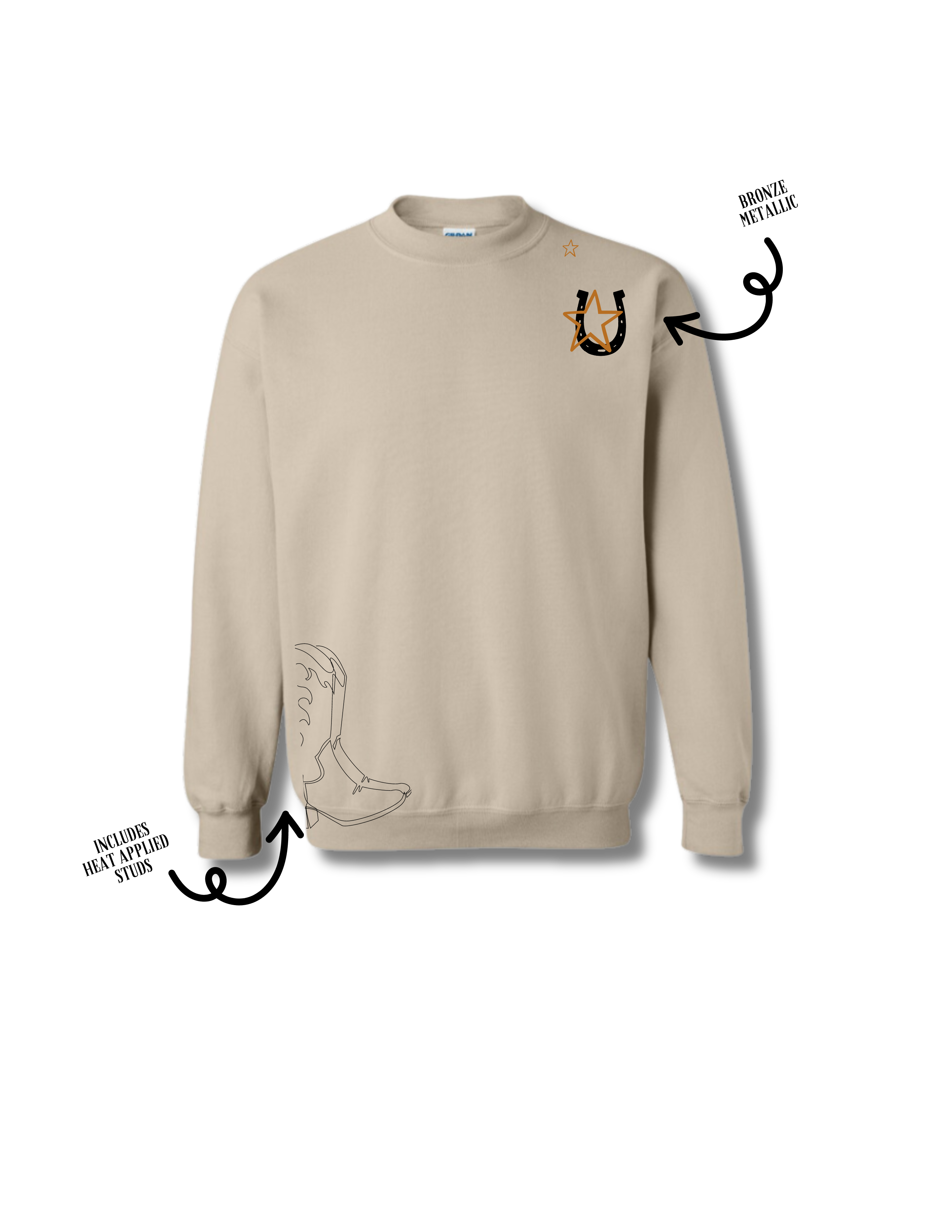 THE COWGIRL CLUB CREWNECK