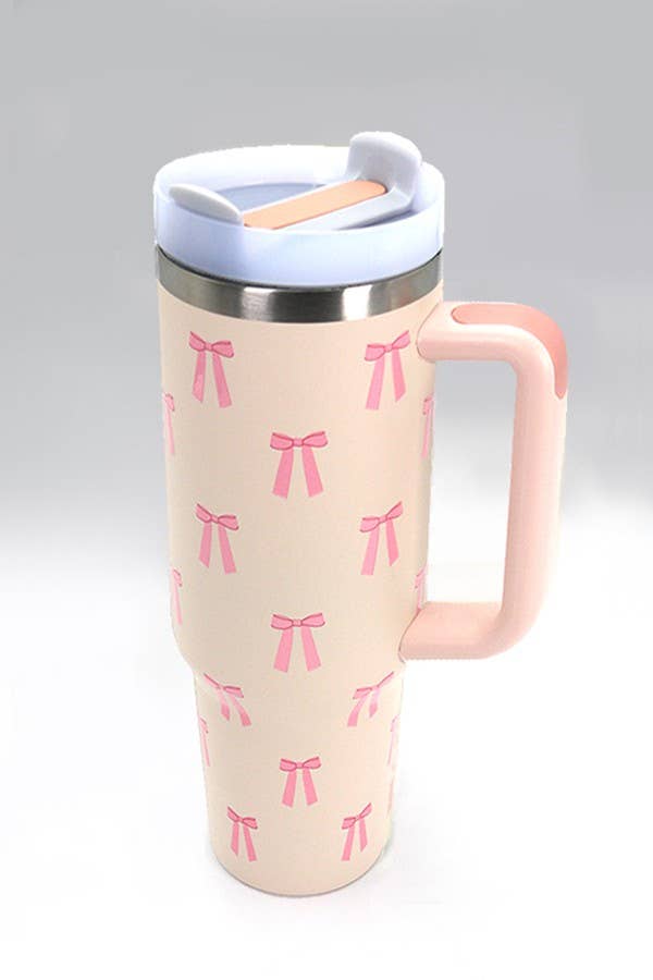 JOSSLYN 40oz stainless steel tumbler in various styles, durable drinkware for home and gifts, with a sleek, insulated design.