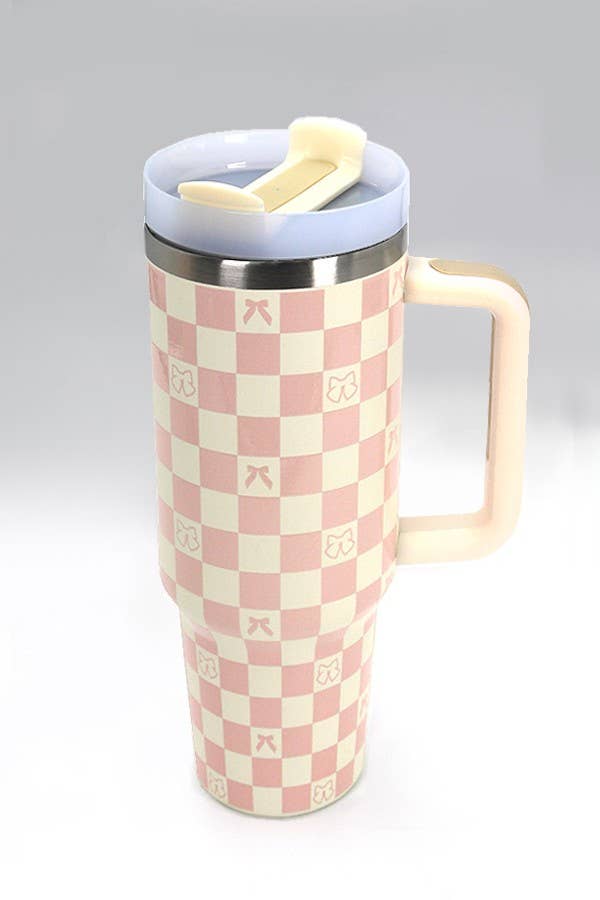 40oz stainless steel tumbler by JOSSLYN, versatile drinkware for home and gifts, with a sleek design and durable construction.