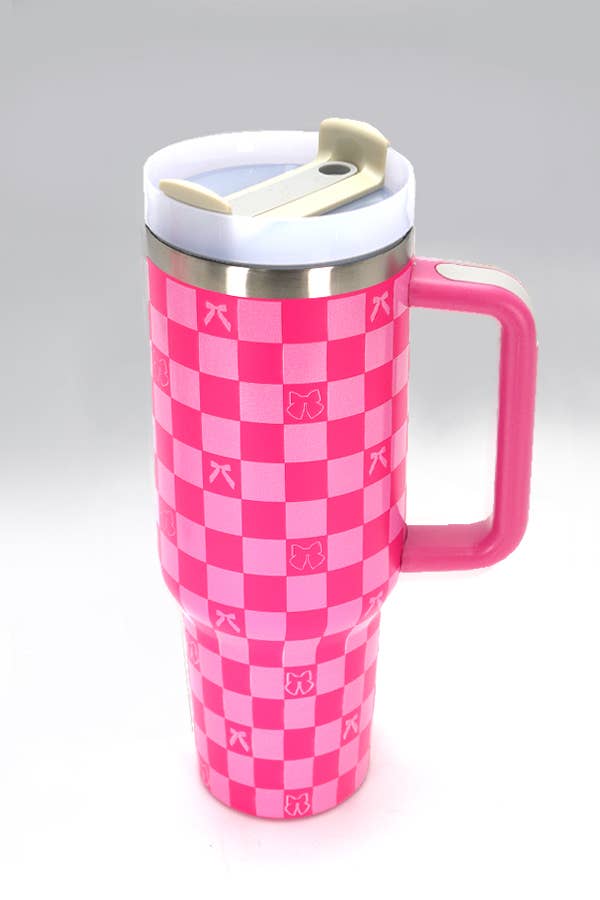 40oz stainless steel tumbler from JOSSLYN by wall to wall, durable drinkware for home and gifts, shown in all styles.