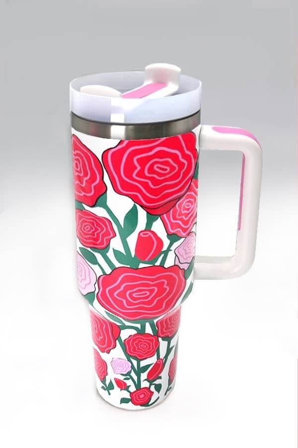 40oz stainless steel tumbler by JOSSLYN, durable drinkware for home and gifts, with all styles visible in the image.