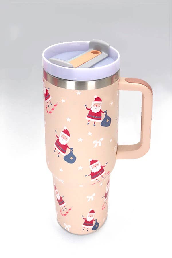 40oz stainless steel tumbler from JOSSLYN by wall to wall, durable drinkware for hot and cold beverages, all styles included.