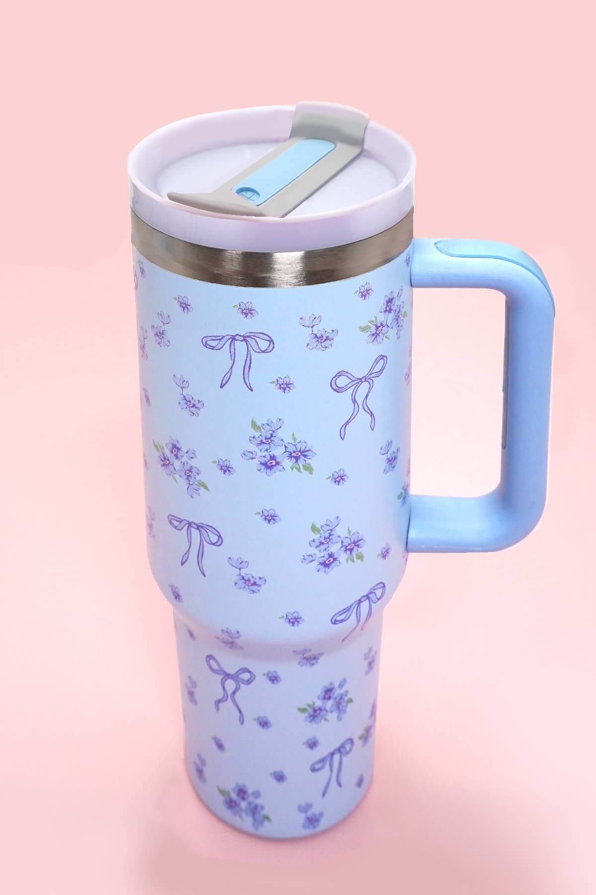 40oz stainless steel tumbler by JOSSLYN with all styles, durable drinkware for home and gifts, featuring a sleek, double-walled design.