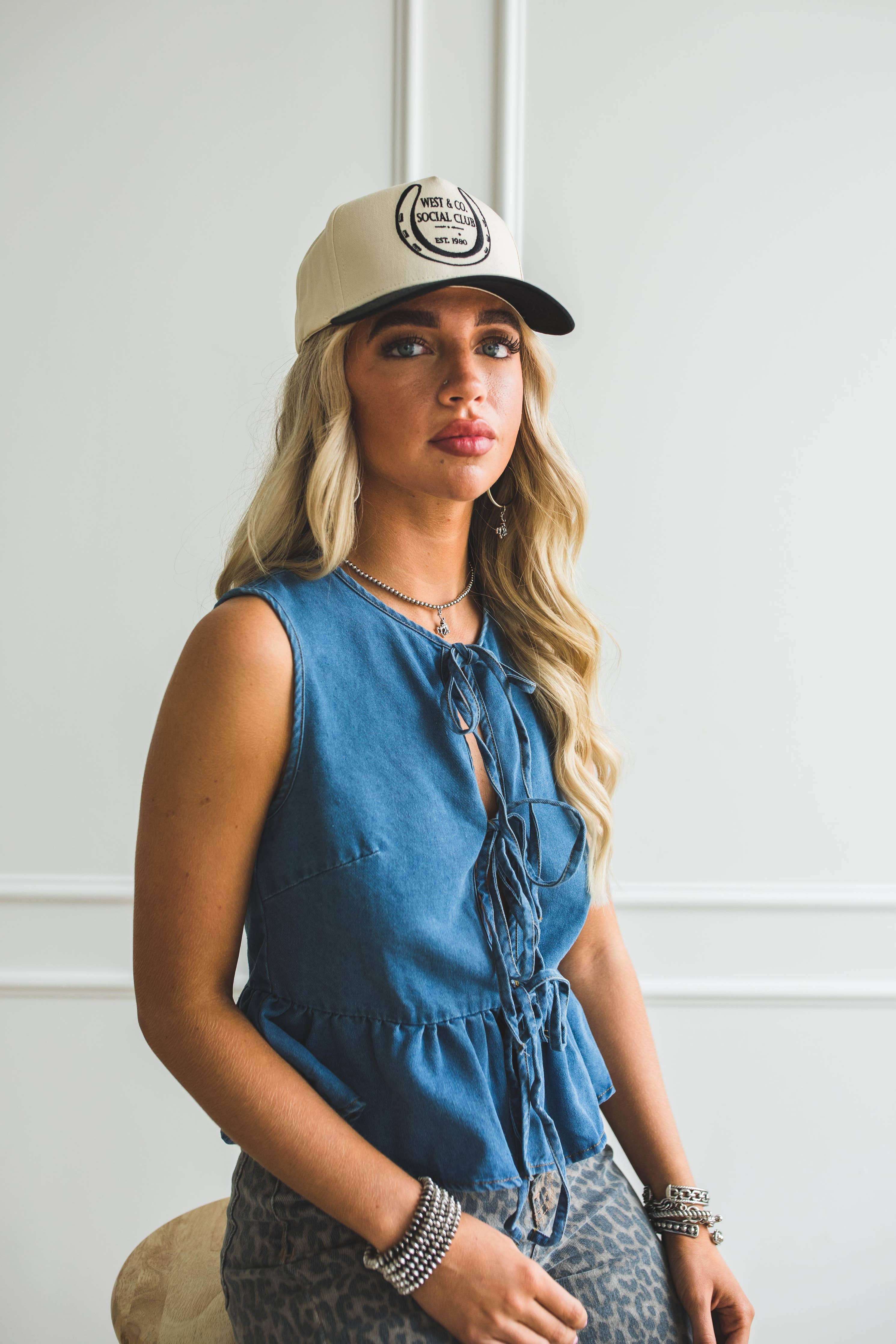 16" 18K  Gold Plated Burnished Necklace with Bucking Horse