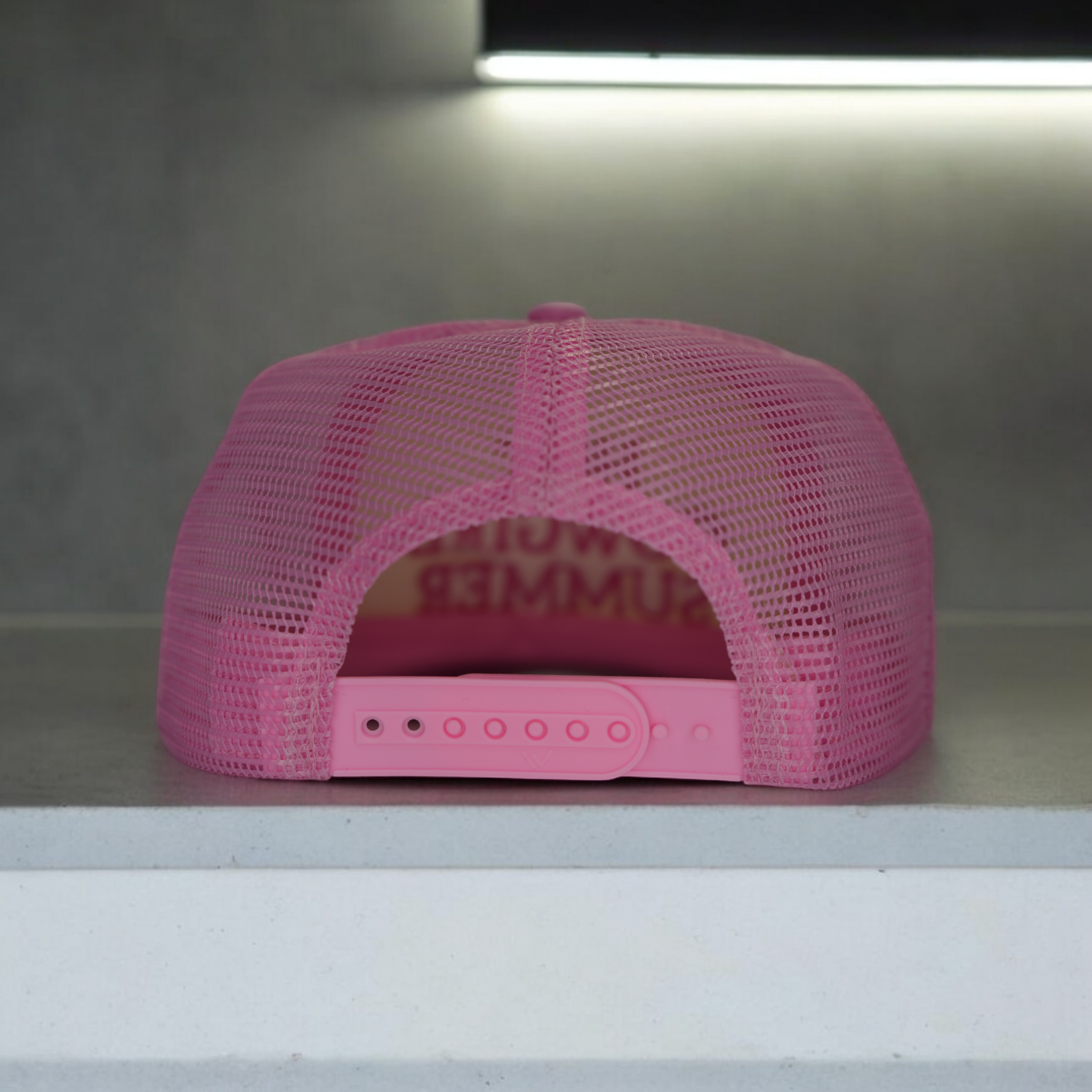 Hot Cowgirl Summer Trucker Hat - Light Pink Embroidery