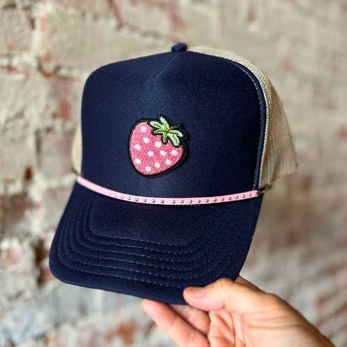 Studded Leather Hat Chain