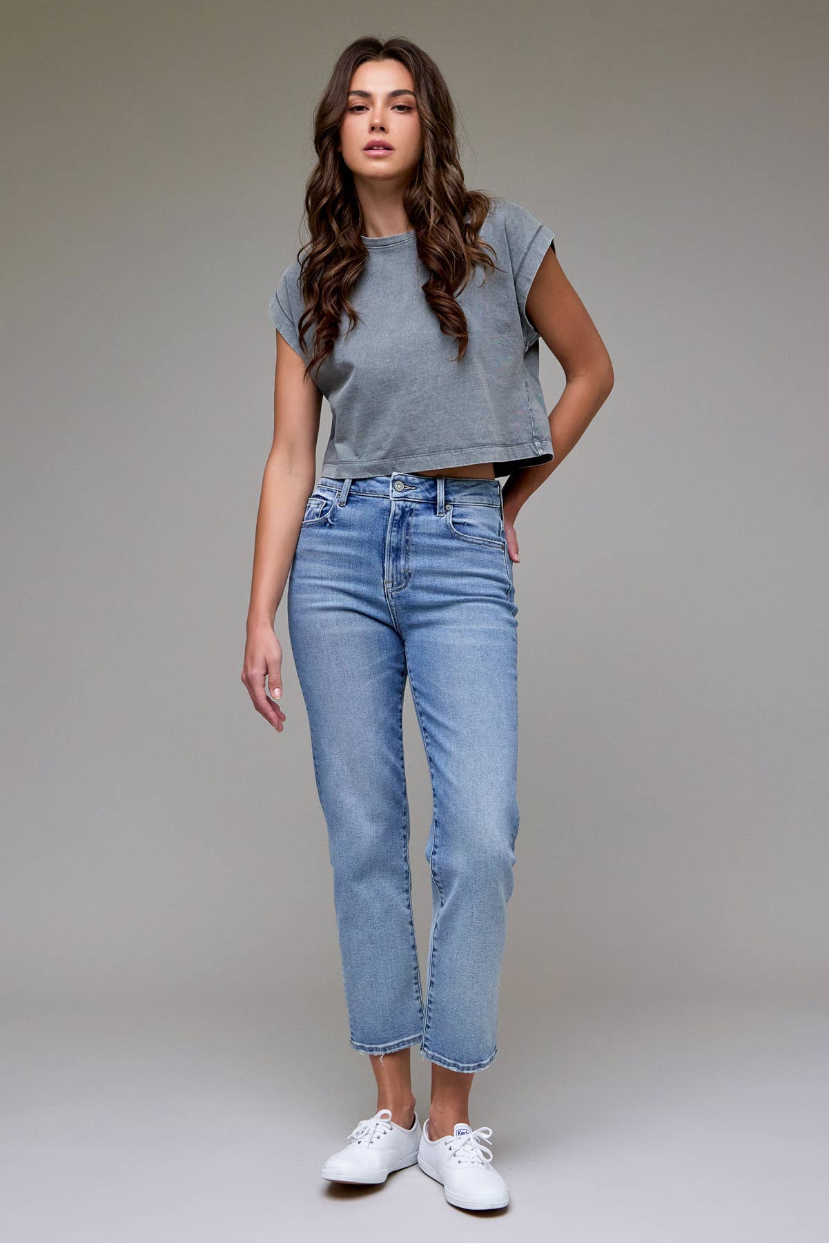 Tracey Clean Stretch 28" Inseam Straight