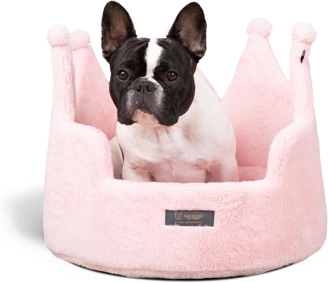 NANDOG Crown Dog & Cat Fun Bed Cloud Prive Collection - PINK
