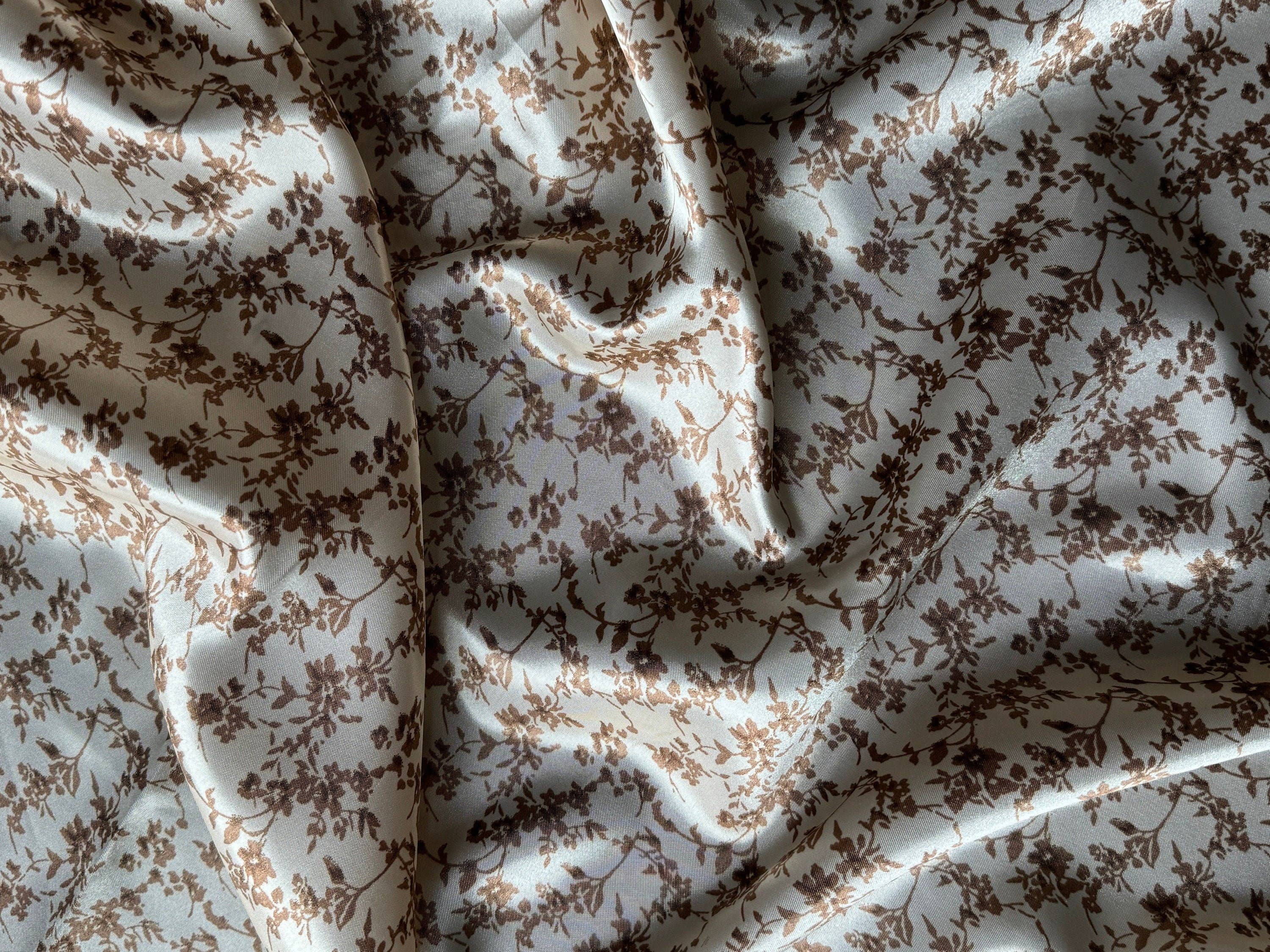 Wild Rag Tan Biege dainty floral