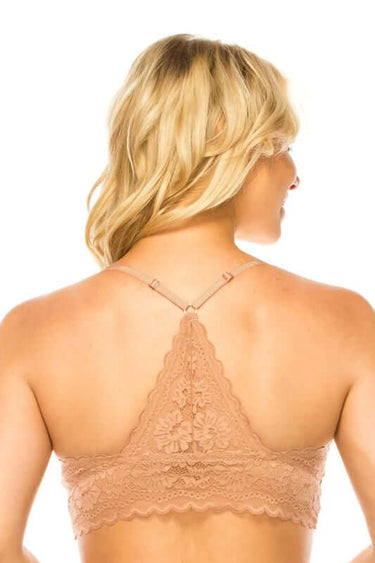 Removable Pads Adjustable Straps Lace Bralette