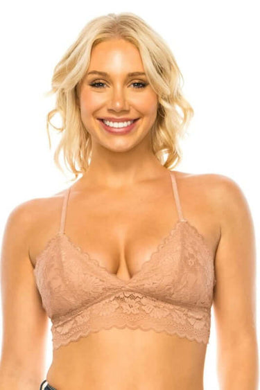 Removable Pads Adjustable Straps Lace Bralette