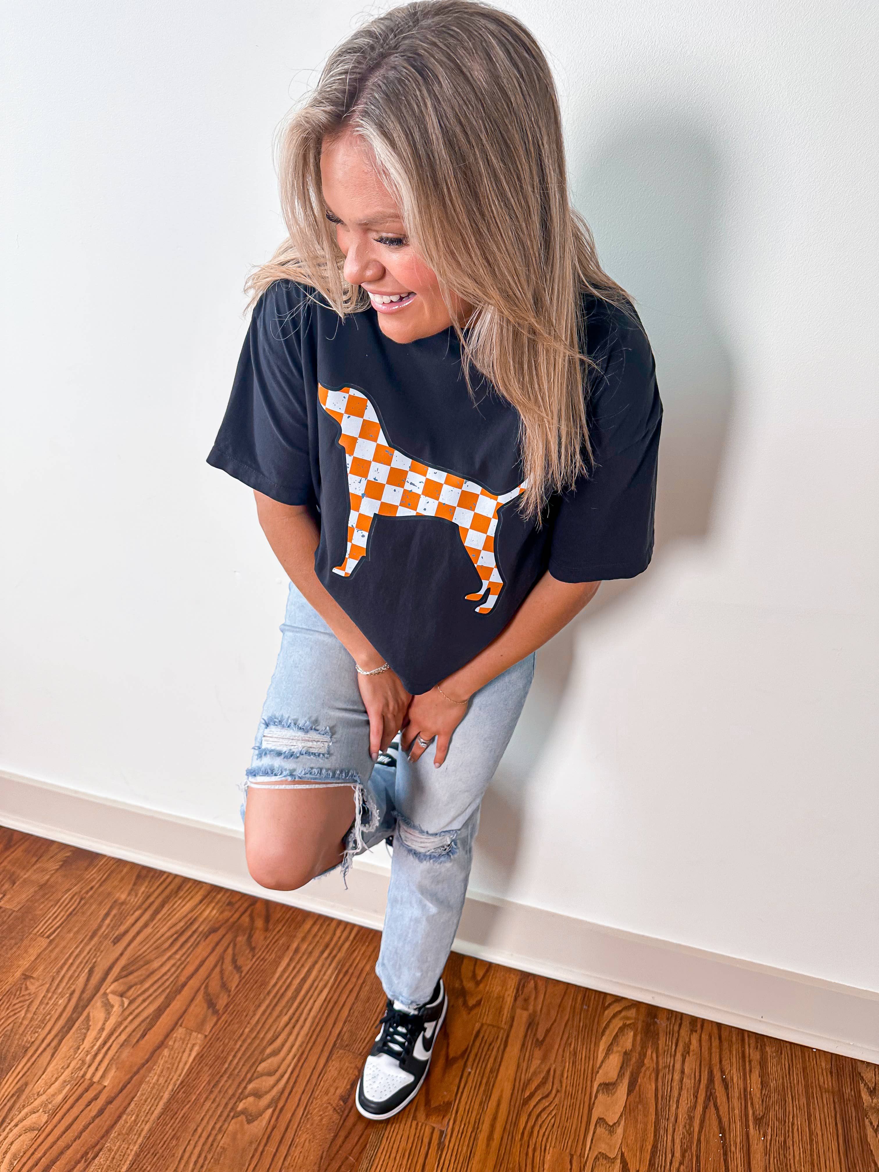 TN Checkered Dog Tee