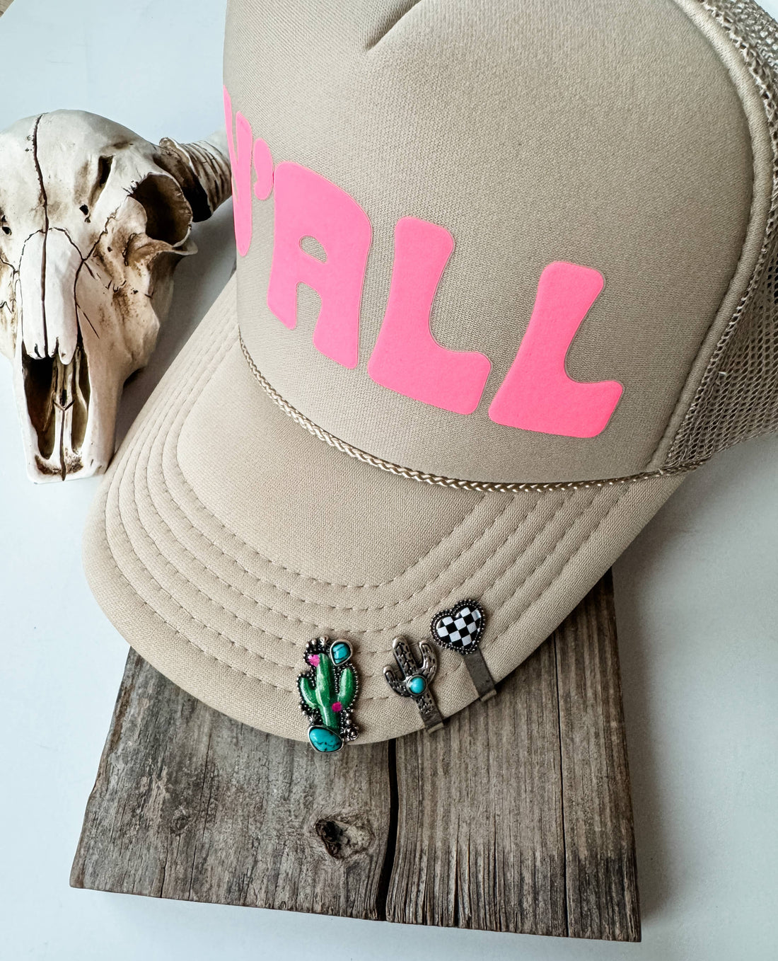 Western Slip On Hat Charms - Hat clips 
