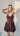 Suede V Neck MIni Dress