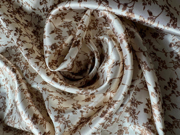 Wild Rag Tan Biege dainty floral