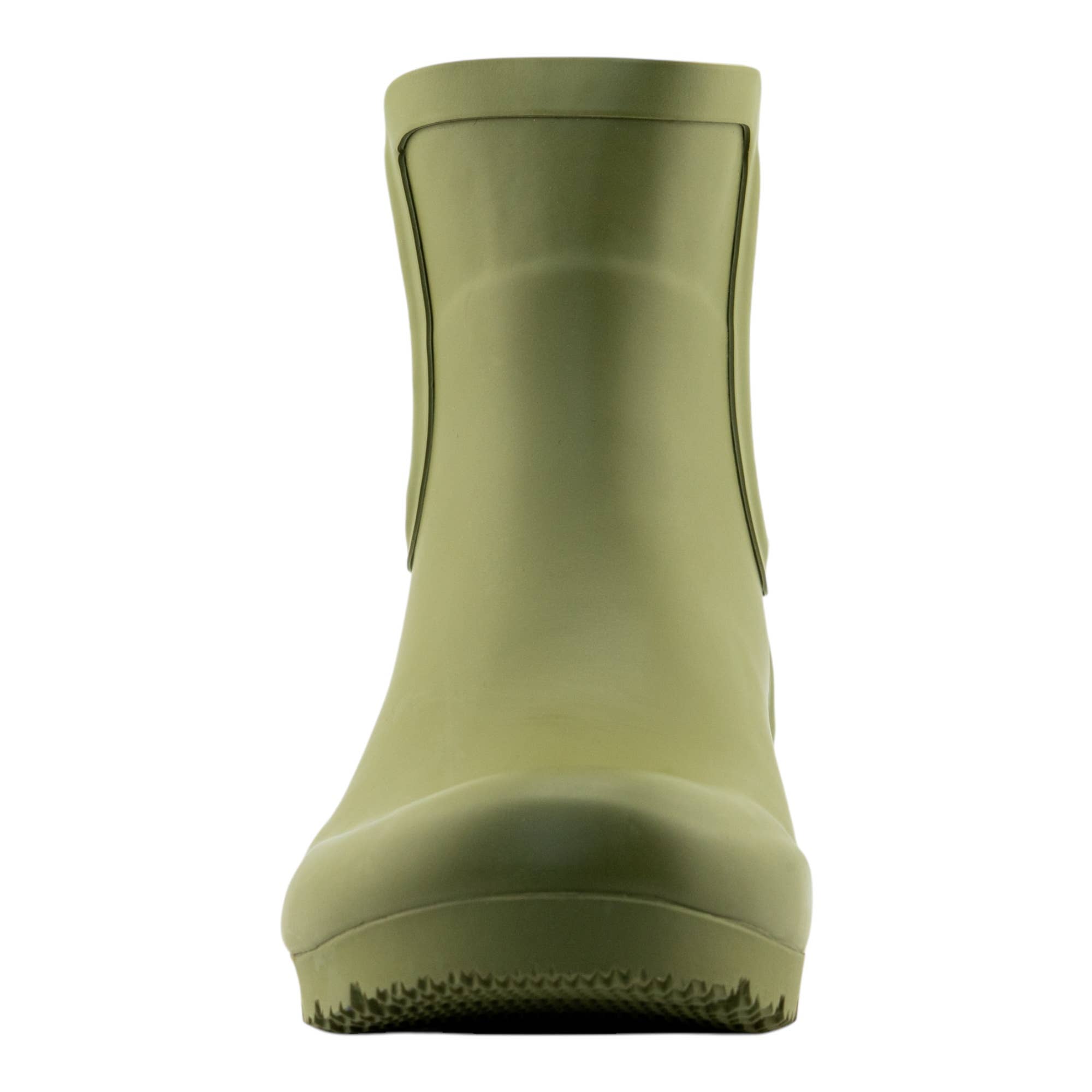 CHELSEA MATTE OLIVE WOMEN'S ANKLE RAIN BOOTS