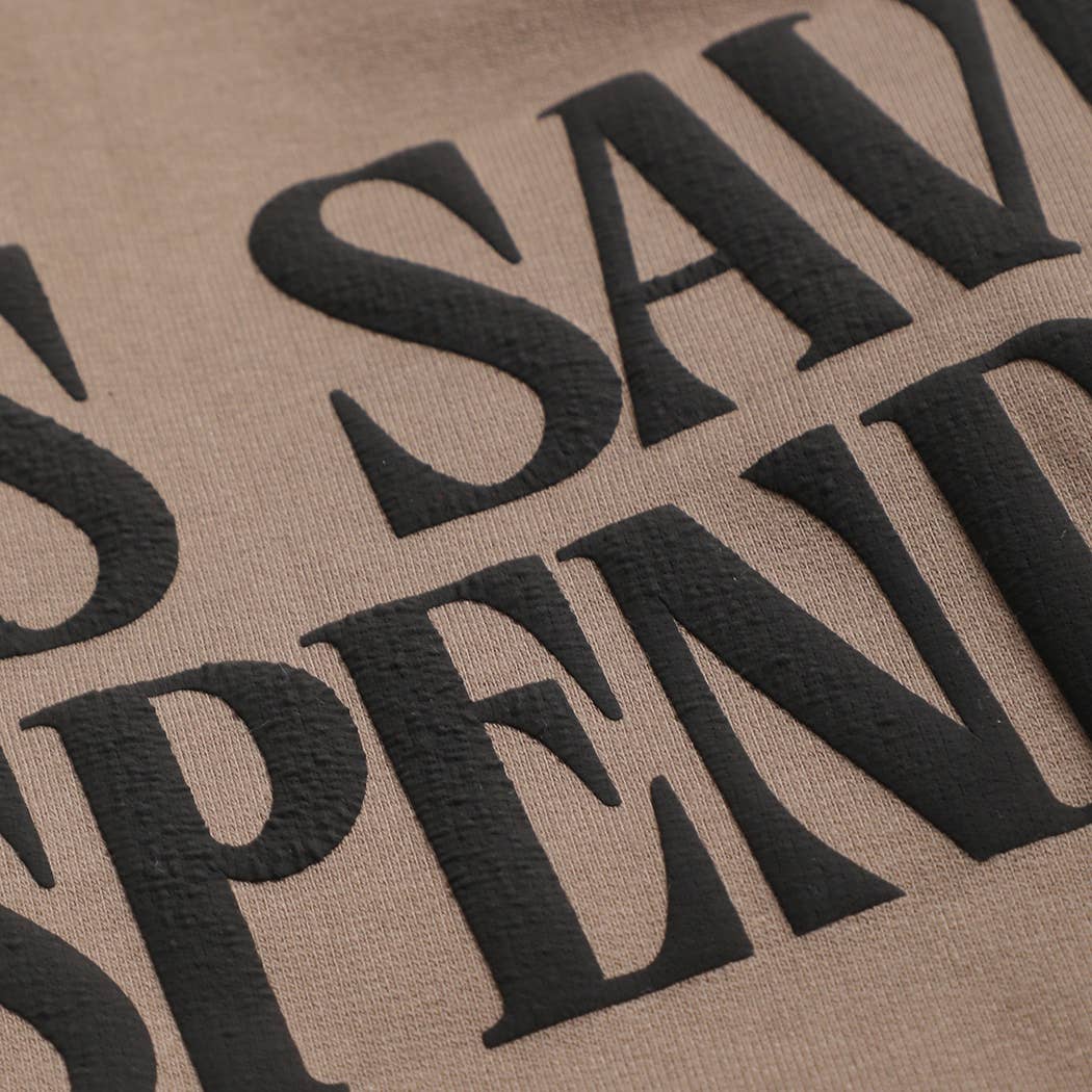 JESUS SAVES I SPEND PUFF Sweatshirt