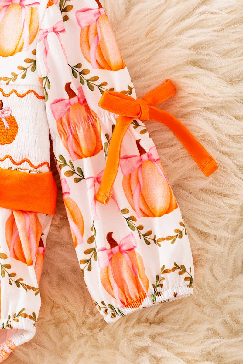 Pumpkin Baby Romper