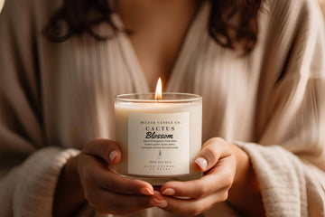 Cactus Blossom Candle/Whiskey Glass Candle