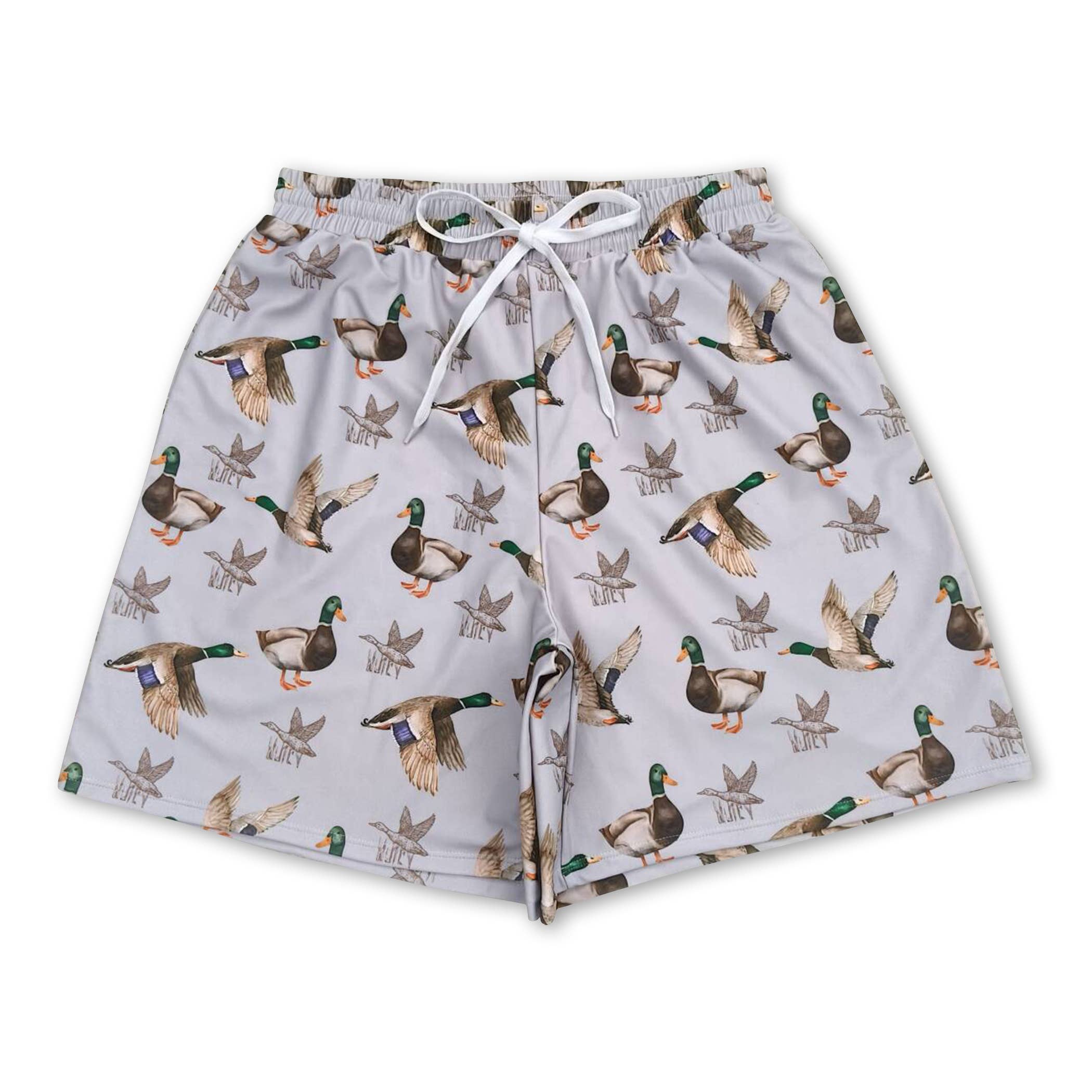 Duck kids boys summer swim trunks