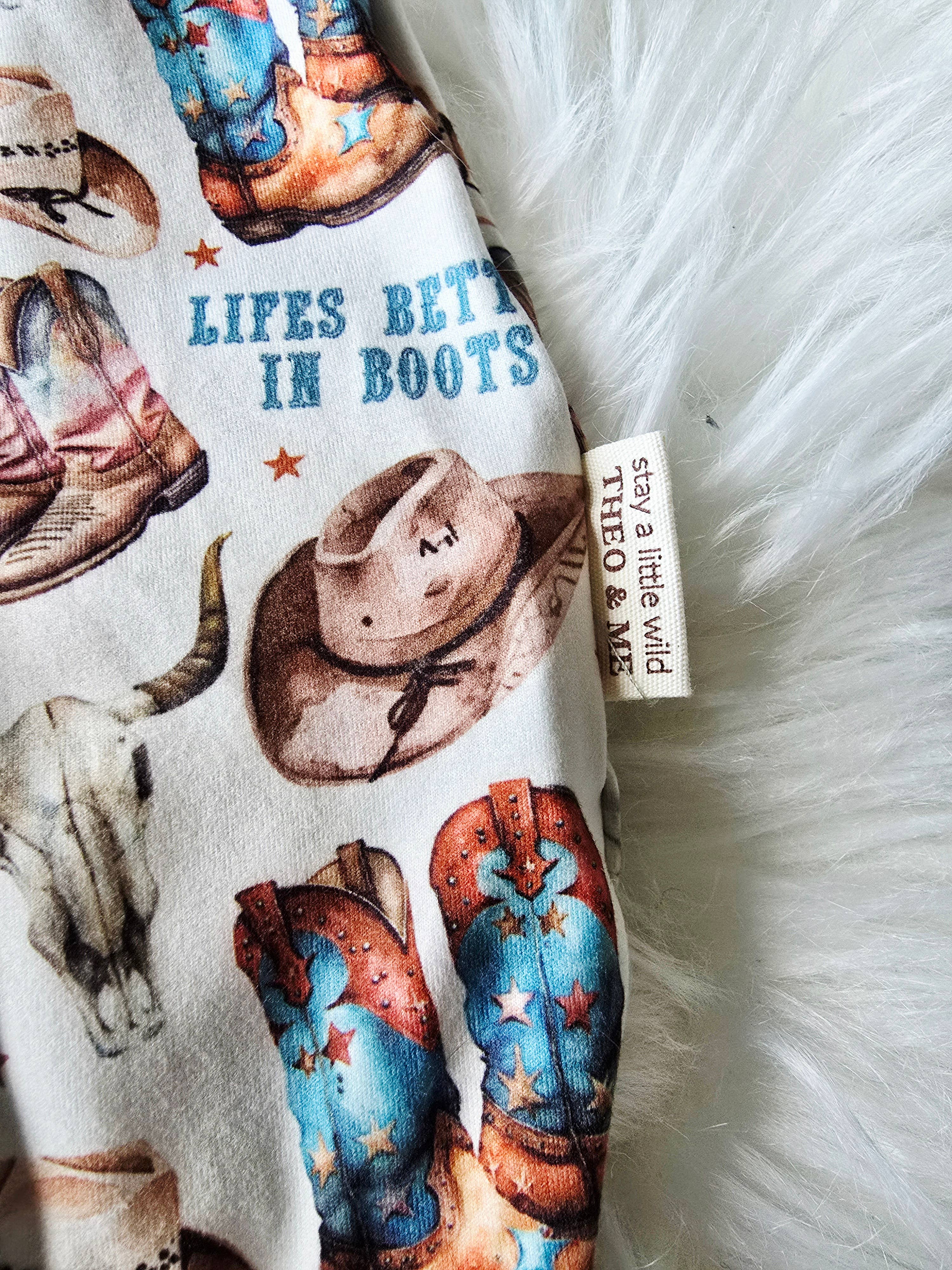Baby Boy Boutique Sleeper - Life is Better In Boots