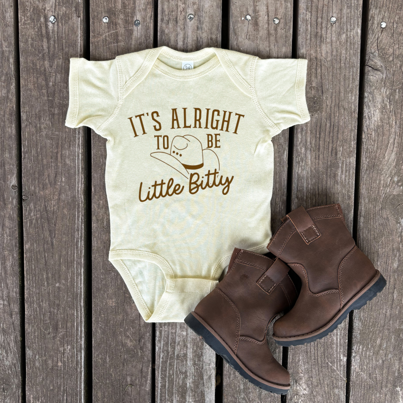 It's Alright To Be Little Bitty Infant Bodysuit