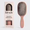 KITSCH Smooth & Polish Brush in terracotta with soft bristles for smoothing and polishing hair or skin.