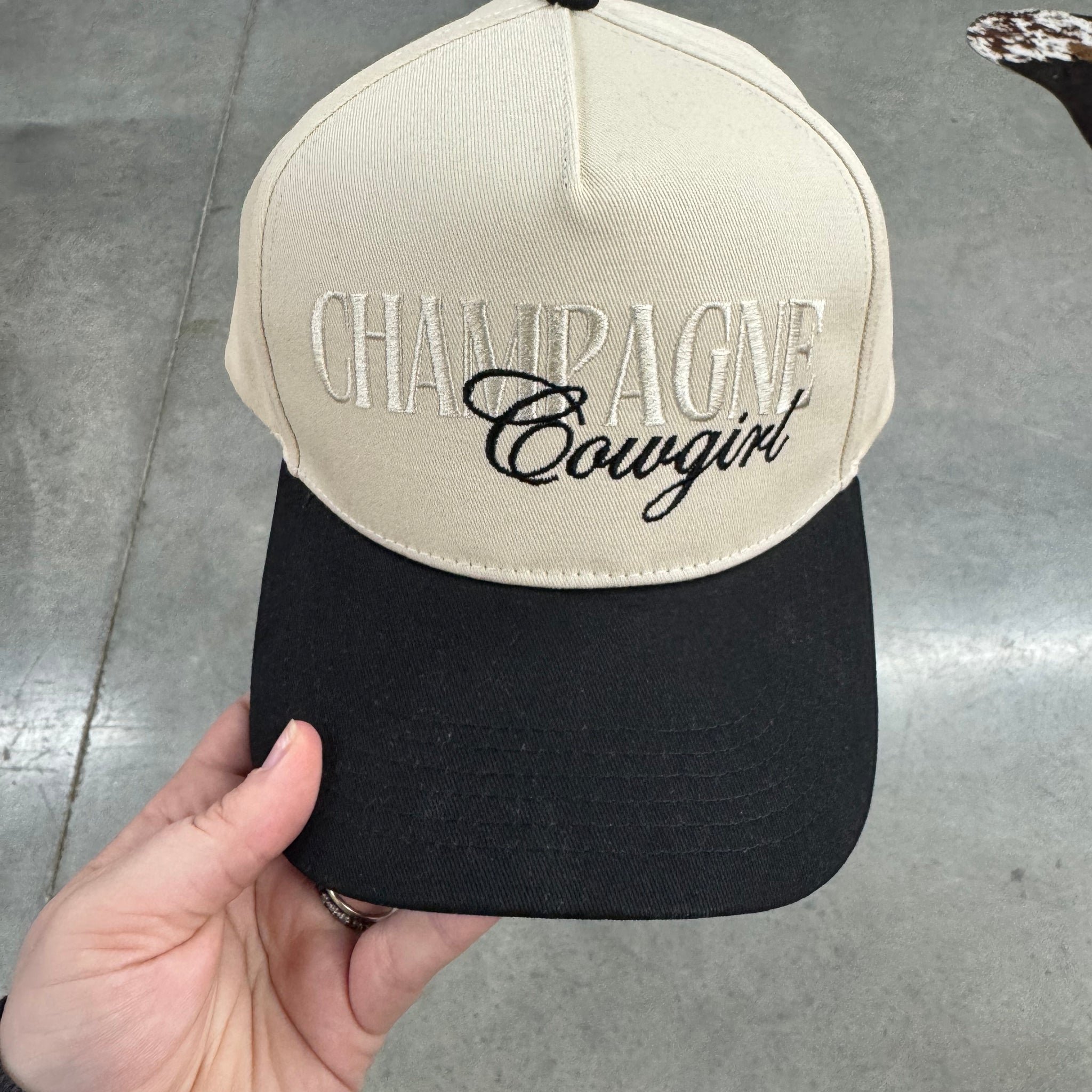 Champagne Cowgirl Trucker Hat