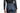 Haala Denim Bella flare trousers in midnight dusk blue with contrasting stitching, displayed on a model.