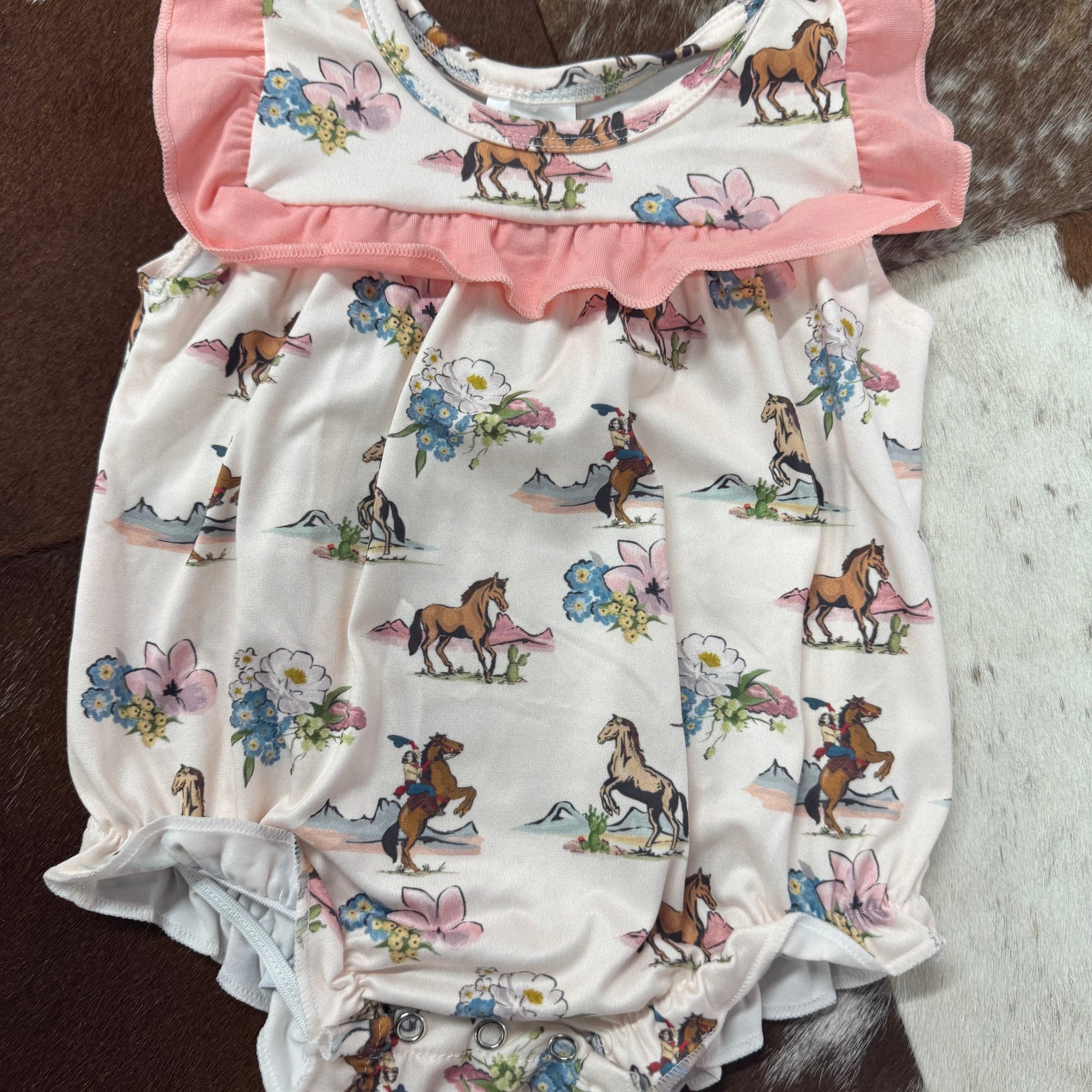 Running Horse SS Romper