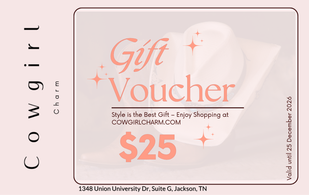 Cowgirl Charm $25